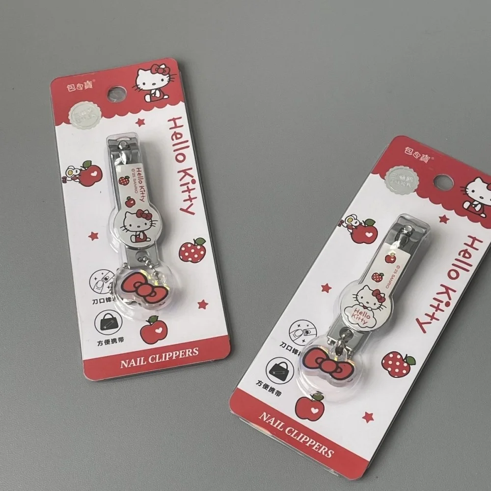 1/2 Stück Kuromi Cinnamoroll Hello Kitty Nagelknipser Niedliche Cartoon-Kuromi-Nagelzange mit flachem Mund für Kinder ﻿ – Detail 17