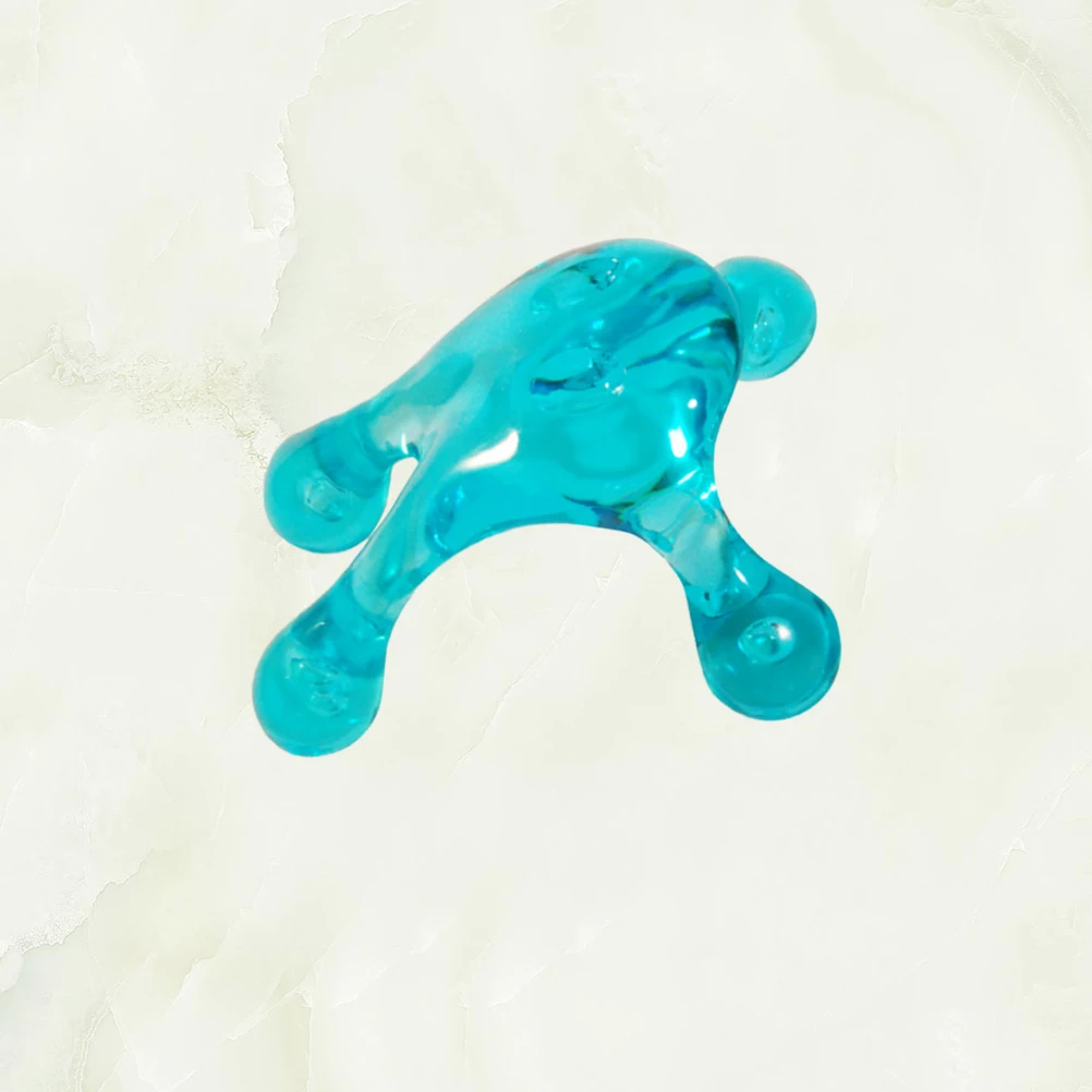 

Plastic Foot Massager Tool Acupoint Body Leg Back Trigger Point Treatment Mini Portable Hand Massager Blue Durable