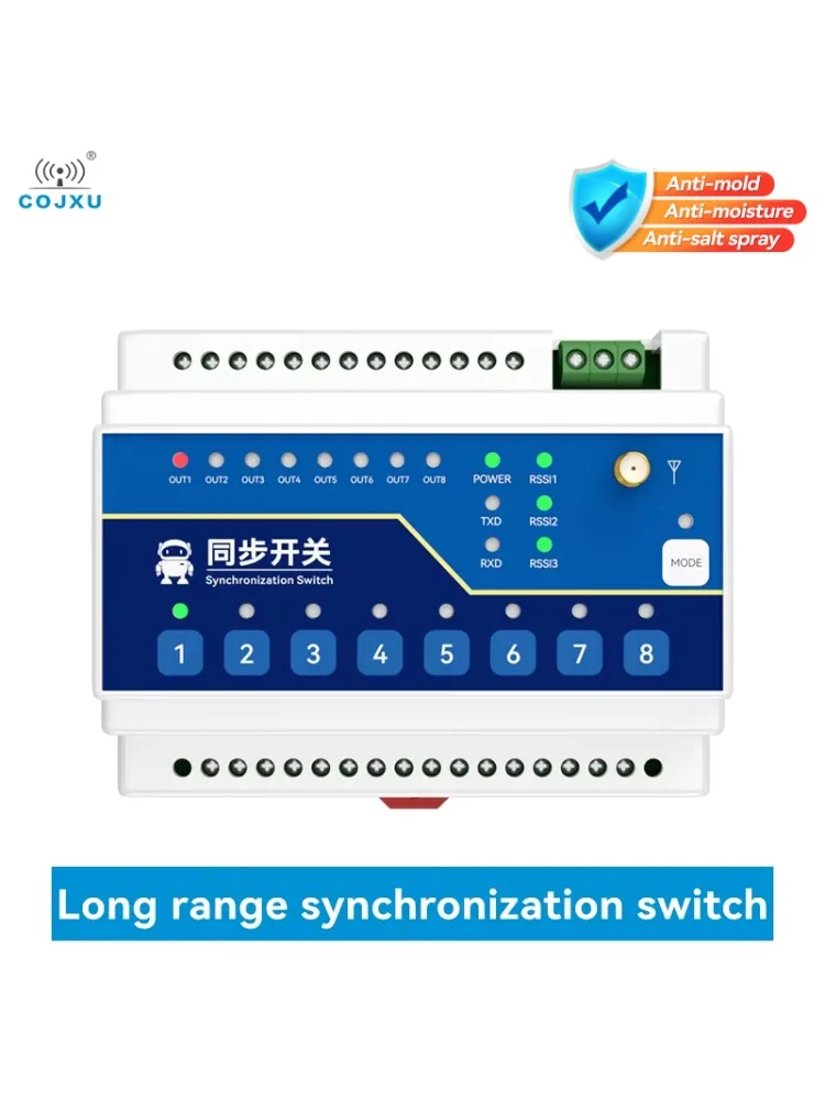 2 szt. Bezprzewodowy przełącznik zdalny LoRa 433 MHz CDSENT Synchronizowany Seria E860 2/4/8 kanałów RS485 10KM 2 wejścia/wyjścia cyfrowe AC DC — zdjęcie produktu 7