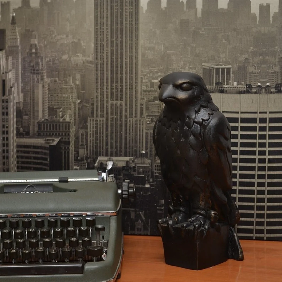 Maltese Falcon Statue Shelf Decorations the Maltese Falcon Replica From the Film Prop Replica Handmade Resin Sculpture view 6