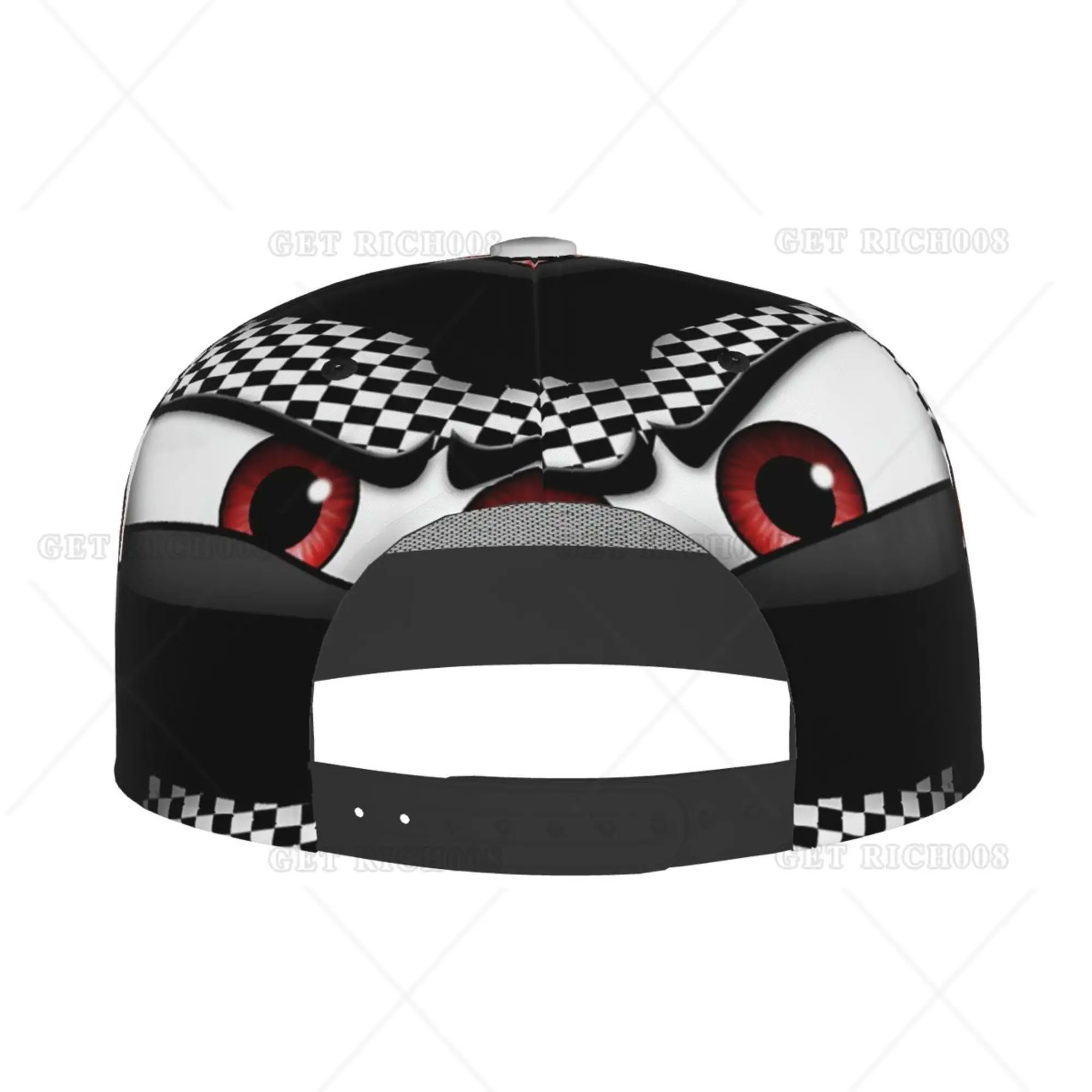 Gorra de béisbol plana con ojos de coche de carreras, sombrero Snapback de Hip Hop, cuatro estaciones, hombres, mujeres, adolescentes, deportes de senderismo ajustables, talla única