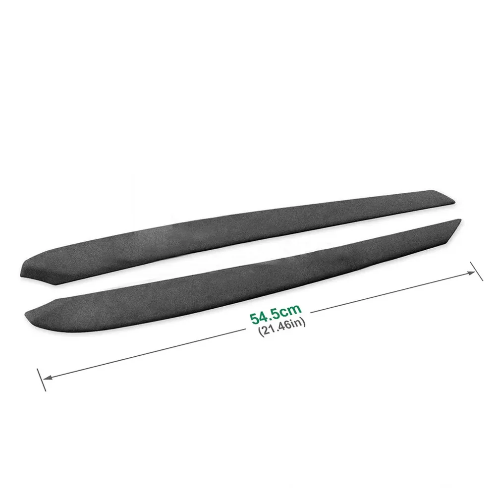 Black Suede Interior Door Panel Cover Trim For Tesla For Model For 3 For Model For Y 2017-2022 Car Decoration Accessories