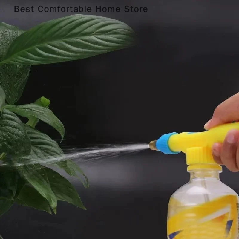 【BA】Adjustable High Pressure Air Pump Manual Sprayer for Garden Watering Drink Bottle Spray Head Nozzle Agriculture Tool