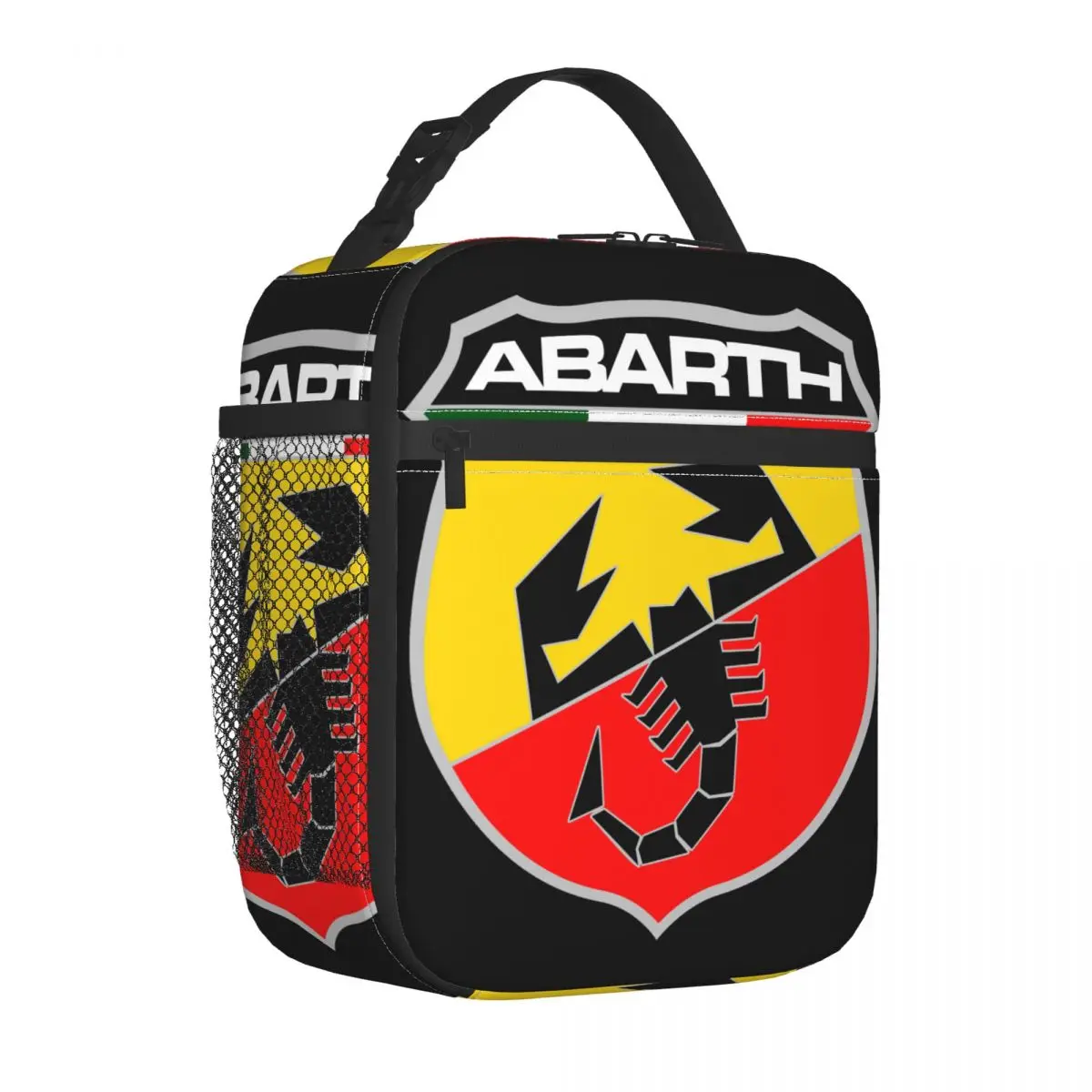 Sac à lunch isotherme avec logo Abarth, fourre-tout alimentaire, sac à main