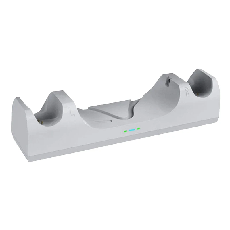 Suporte de carregamento para capacete, alça esquerda e direita, carregador com luz de exibição LED, peças de reposição para Oculus Quest 2 VR