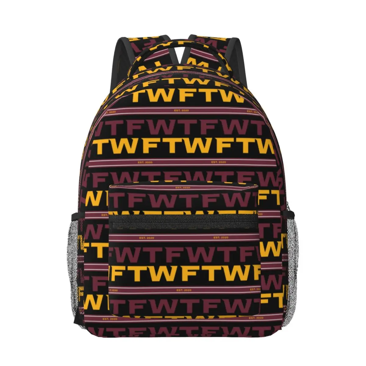 

Washington Football Team Woman Backpacks Boys Girls Bookbag Students School Bags Portability Travel Rucksack Shoulder Bag