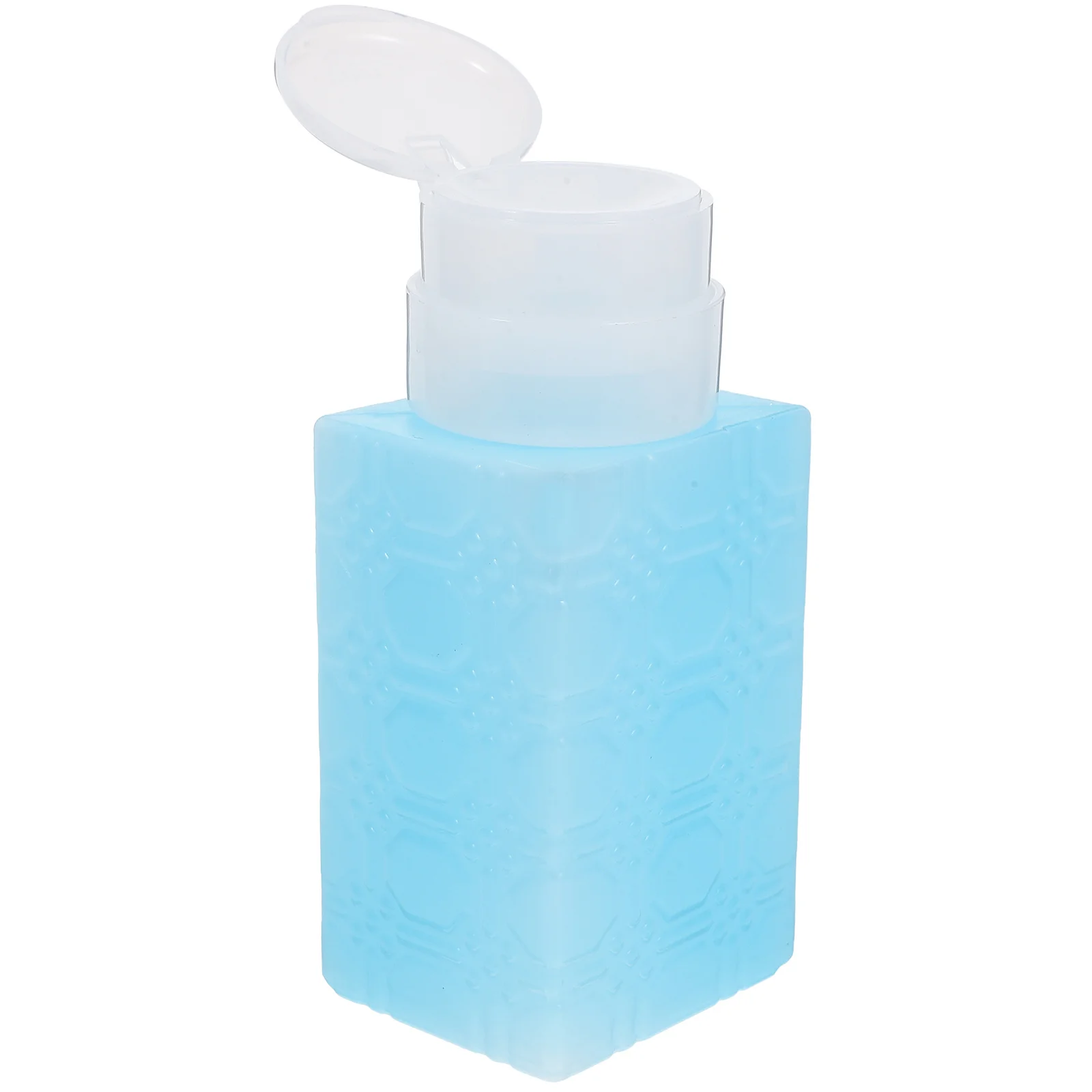 موزع مزيل المكياج، زجاجة مضخة بلاستيكية، سعة كبيرة، قابلة للقفل، مقاومة للتسرب، حاوية مزيل طلاء الأظافر المحمولة للسفر