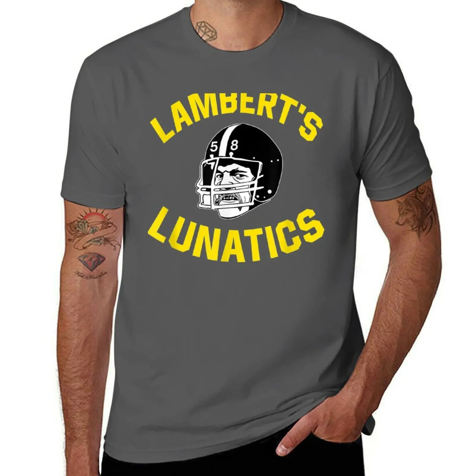

Jack Lamberts-Lunatics For Mens T-Shirt t shirt man designer t shirts for man cotton soft T-Shirt