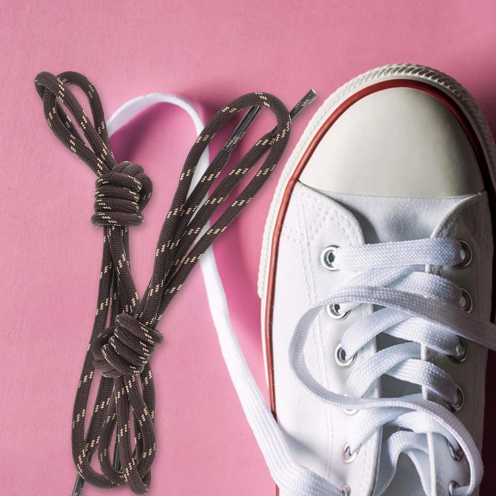 

3 пары круглых шнурков, уличные шнурки для ботинок, прочные рабочие шнурки для походной обуви, брюки, шнур для шляпы, шнурки для рабочей обуви