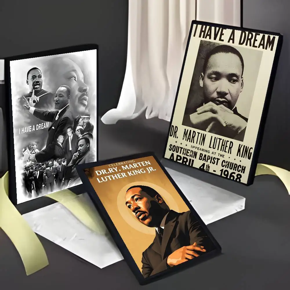 ملصق Dream M-Martin Luther King-MT Legend Person ملصق فني مع مطبوعات هدية تزيين غرفة النوم وغرفة المعيشة #2