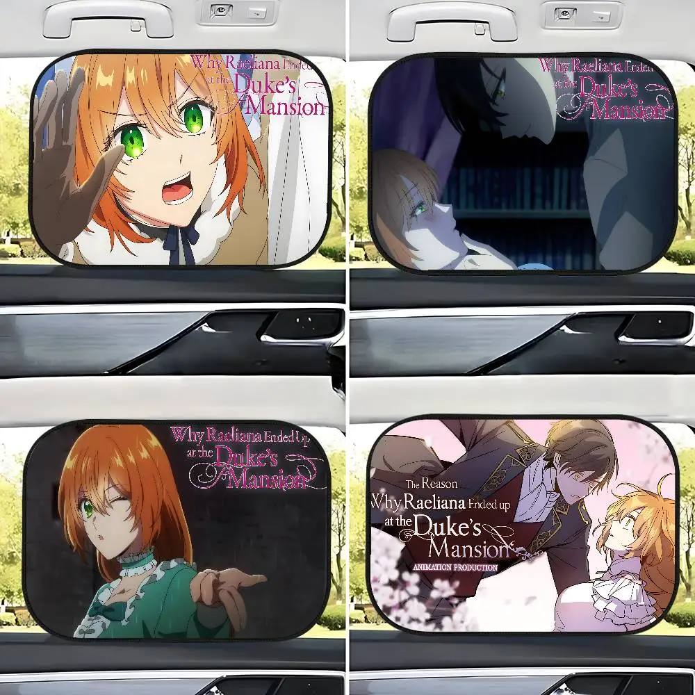 Anime The R-Reason W-Why R-Raeliana E-Ended Up At The D-Duke's M-Mansion Auto-Sonnenschutz, Baby-Seitenfenster-Sonnenschutz-Vorhang