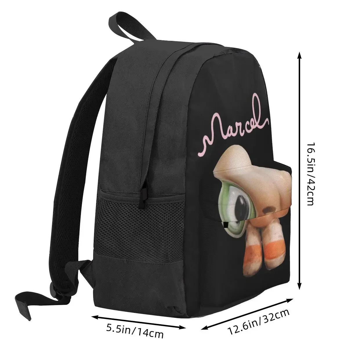 Marcel The Shell With Shoes On Live Action Backpacks Bookbag Children School Bags Kids Rucksack Laptop Rucksack Shoulder Bag