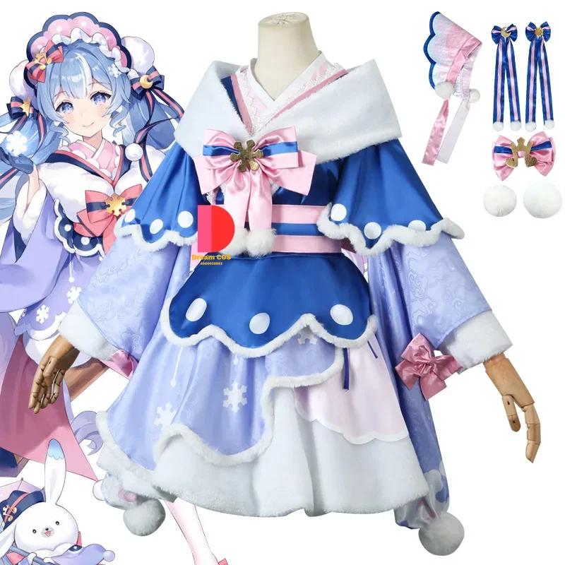 Handmade in Stock Virtual Idol Mikku Cosplay V Singer Yumekawaa Princesss Exclusive Design Ver Cosplay Costume Budget-Friendly