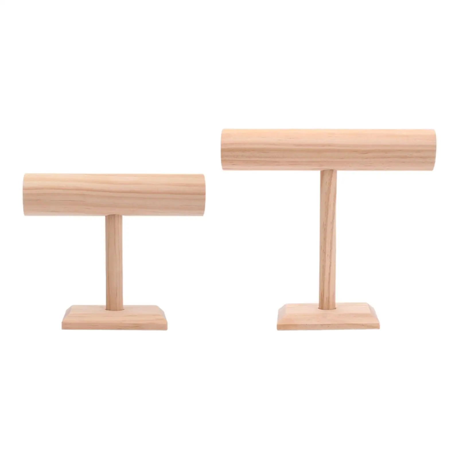 

Bracelet Holder Jewelry Display Stand Multifunctional Wooden Display Tower Storage Rack for Anklets Scrunchies Vendor Selling
