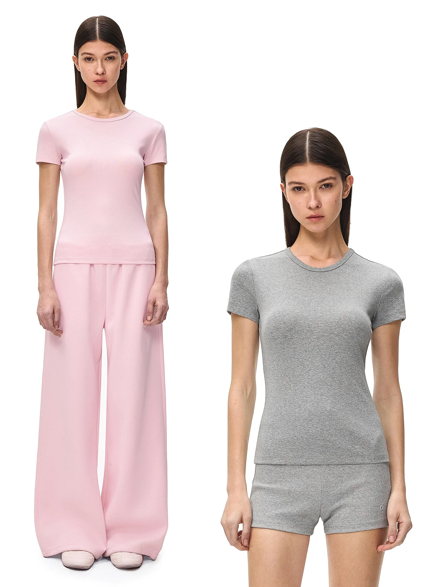 

FDR Flagip Store Slim Fit Color Round Ne Base Layer Top Fitn Elastic Breathable Casual Sports ort Sve Women...