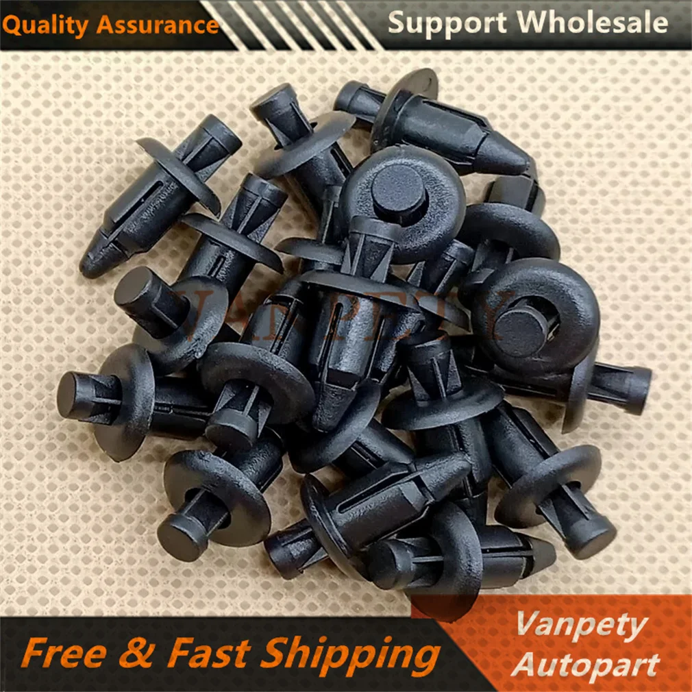 66824-01G00 90116-SP0-003 6682401G00 90116SP0003 Nylon BUMPER SEAL Grill Rivet Push-Type Retainer For HONDA Nissan 12 x8x6 mm