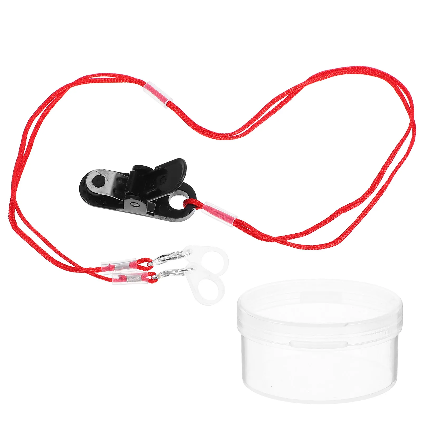 Hearing Amplifier Retention Lanyard Anti-Loss Secure Clip Protector Lightweight Compact Design Easy Identification Outdoor Daily