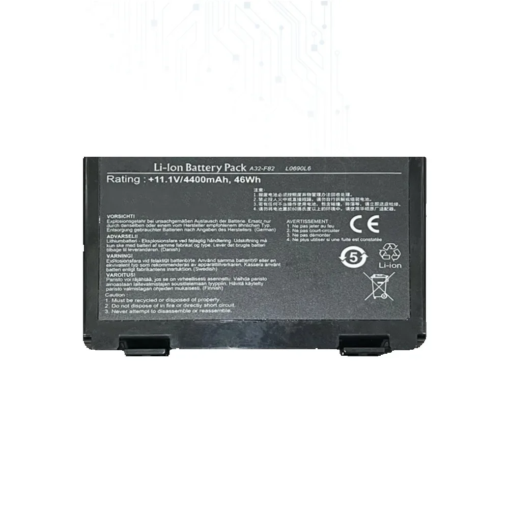 

Сменный аккумулятор для Asus a32-f82 a32-f52 a32 f82 F52 k50 K51 k50ab k40in k50id k50ij K40 k50in k60 k61 k70