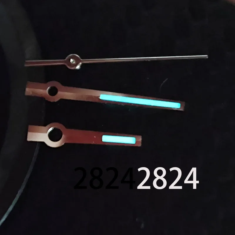 2525for the 2824, 2834, and 2836 movement hands with blue luminescent three-hand design, applicable to [R41mm case] watch h