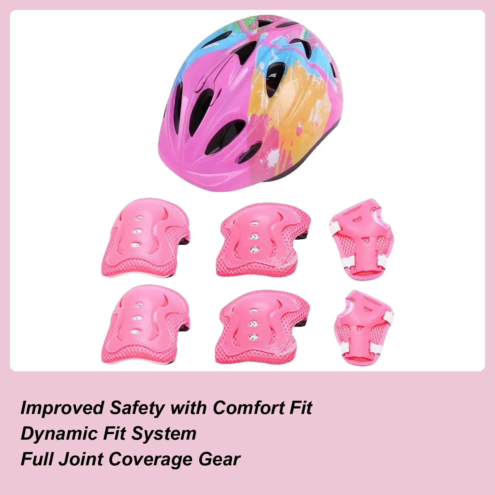 

Шлем и наколенники для детей, детский шлем, защита для локтей, коленей и запястий, скейтборд, регулируемое спортивное защитное оборудование для верховой езды