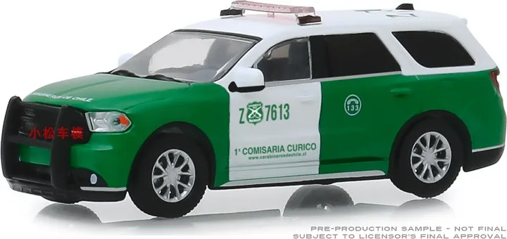 GreenLight 1:64 2018  dodge durango Chile police cars collect die-cast alloy car models for gifts