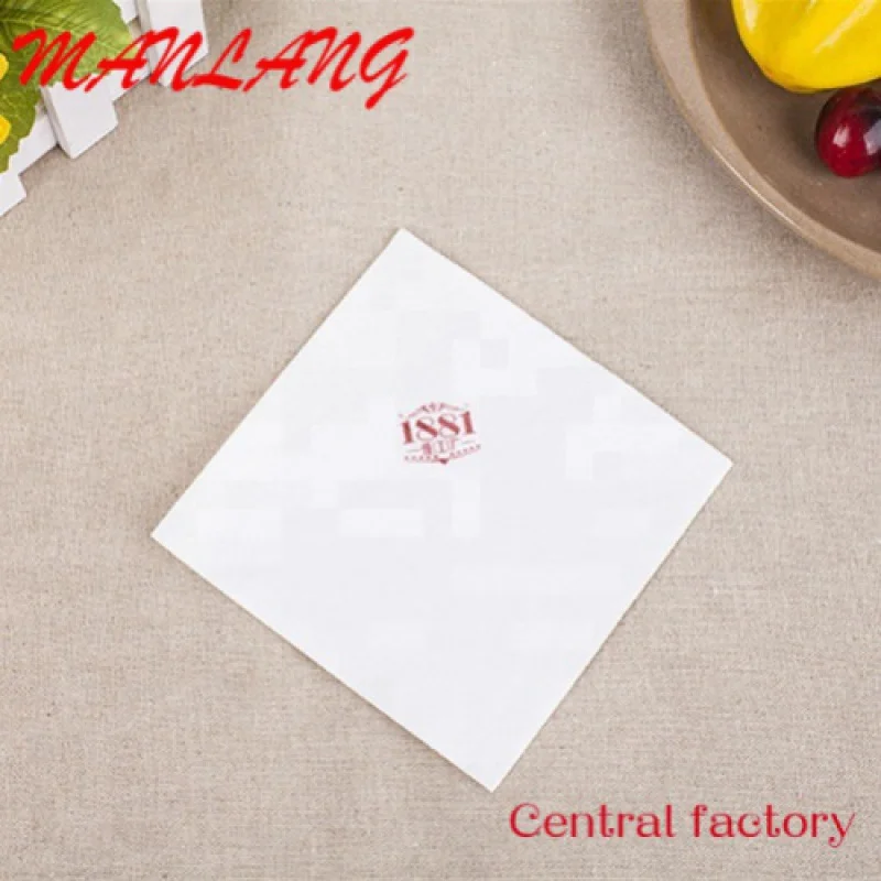 Custom  Color Logo Printed Napkin Tissue For Restaurant