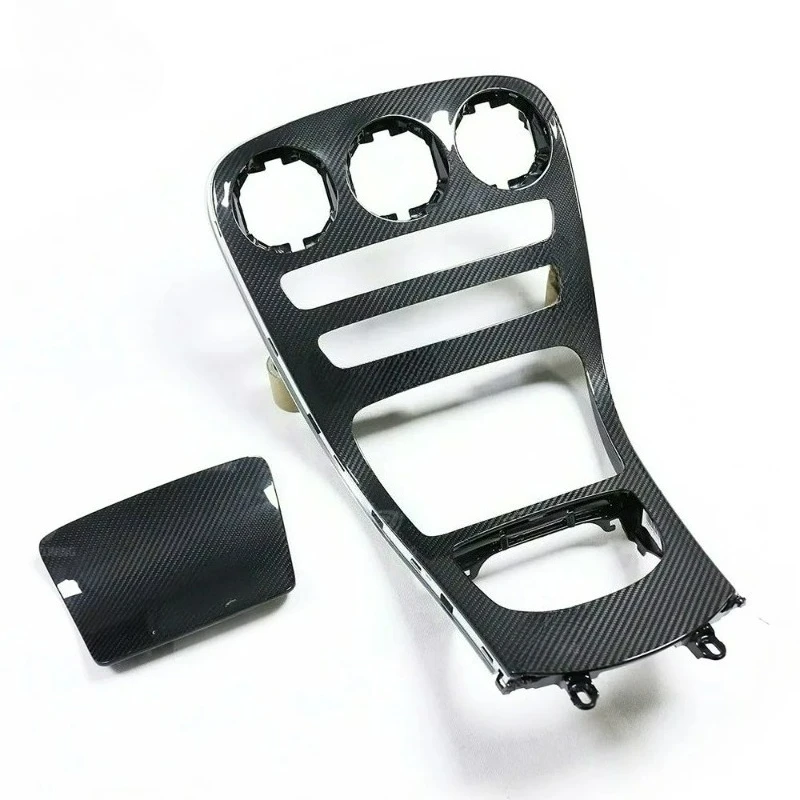 

FORBenz C-Class W205 AMGC63 C43 LCI 2019-2021 With/Without Clock Precision-fit Console Trim Kit Carbon Fiber