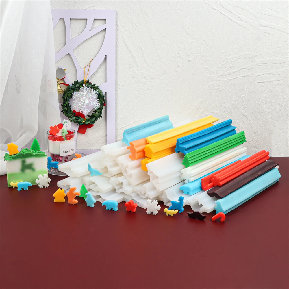 50 نمط مختلف الأشكال سيليكون أنبوب الصابون قالب زهرة فراشة دولفين جولة القلب الأنابيب أنبوب قالب الصابون DIY بها بنفسك أداة صنع الصابون