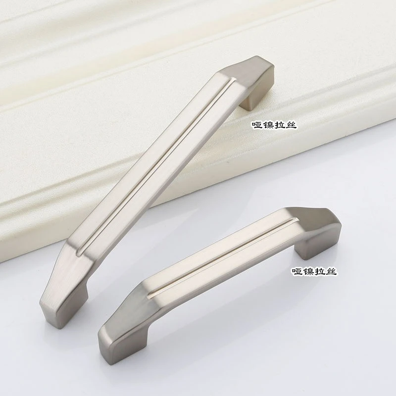 Manijas de gabinete Manijas de puertas de cocina Perillas de cajón Manijas de puertas de armario de aleación de aluminio