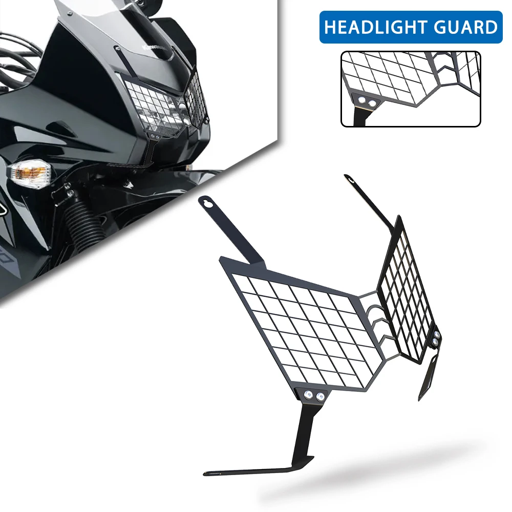 

Motorcycle Tool Parts Headlight Guard Front Light Headlamp Grille Guard Cover Protector For Kawasaki KLR650 KLR 650 2008-2023