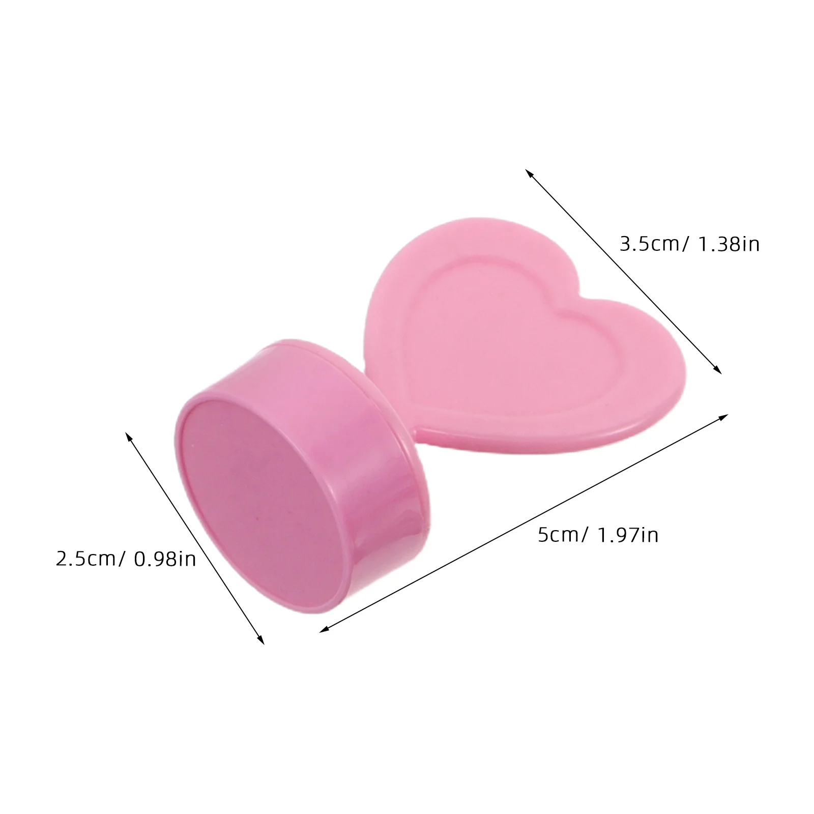 20pcs Cute For Kids Colorful Heart Shape Stampers Classroom Rewards Party Favors Scrapbook Craft Activities Children Stamp Set