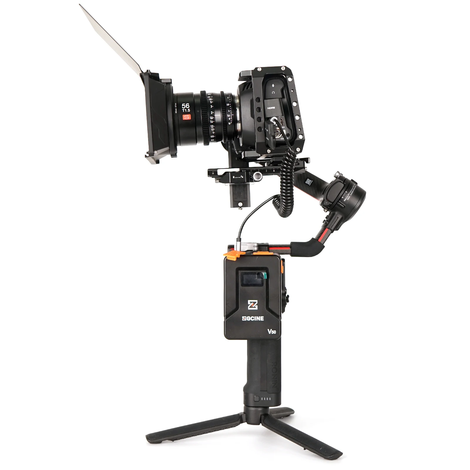 ZGCINE VR-04 V-Mount Batterieplatte für DJI Ronin S2/S3 Stabilisator Kamera-Zubehör V-Mount Batterie V-Lock Plattenadapter – Detail 10