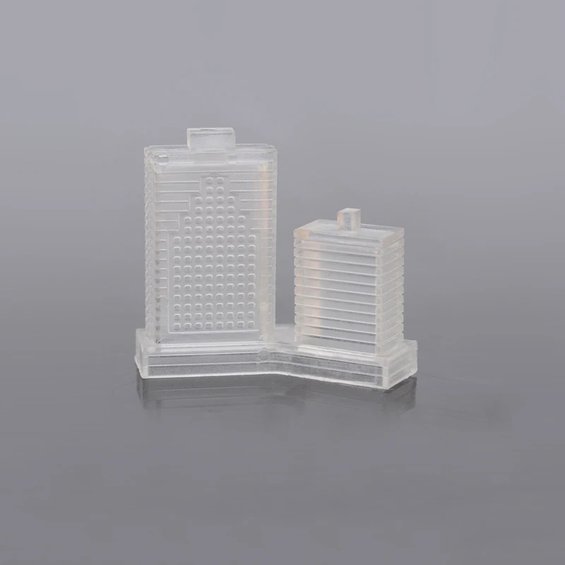 3 Stück Miniatur Maßstab 1:1000 Gebäude Haus Modell abs Architektur Sand Tisch Szene Layout Materialien Diorama Kits – Detail 8