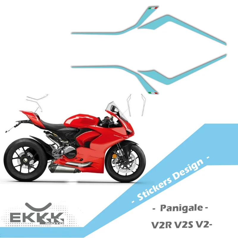 

Stickers Design Kit Includes Stickers for Tail and Front Fairing Decal Sticker For Ducati Panigale V2 V2R V2S 2020/2022