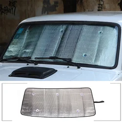 For LADA NIVA 4X4 2009-2019 Car Styling Silver Car forward Windshield Sunshade Car Solar Protection pad Car Accessories