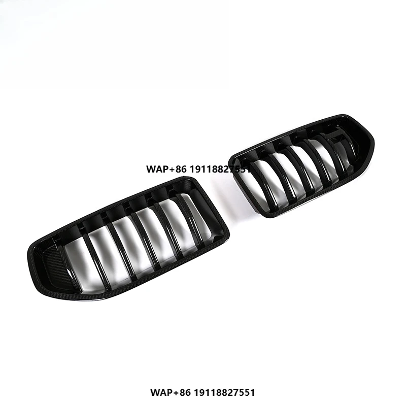 

Dry Carbon Fiber Racing Grille Front Bumper Front Grille Ad Style for M2 G87 2023+ High Quality Car Accessories Body Kits