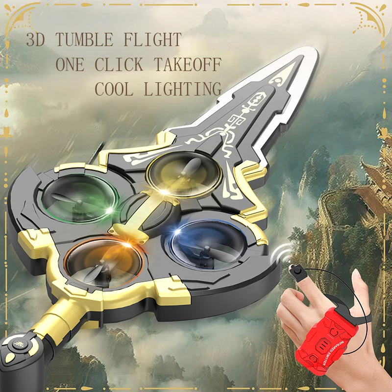 360 °   RC 스턴트 플라잉 소드 장난감 (라이트 포함) 2.4G 스턴트 EPP 비행기 시계 리모컨 비행 모드