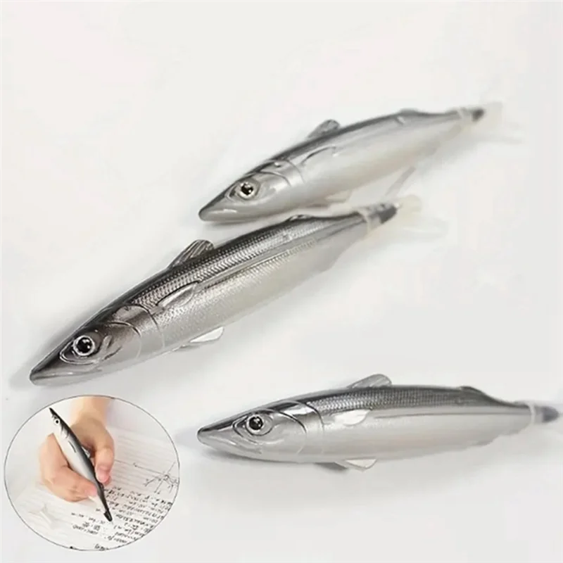 AED7-Funny Salted Fish Styling Ballpoint Pen Ocean Series Ballpoint Pen Fish Styling Pen