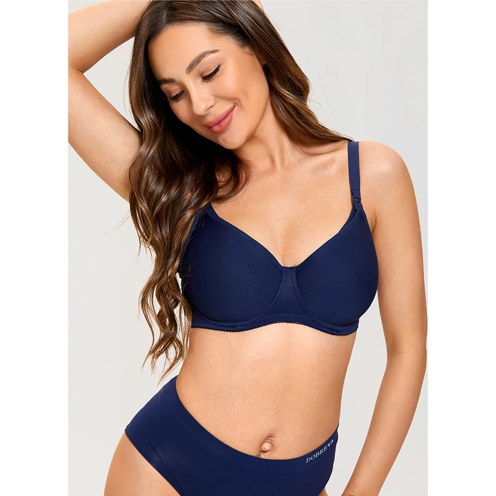 Gratlin Underwire الأمومة حمالة صدر للرضاعة حجم كبير الرضاعة الطبيعية دعم كامل الرافعة مبطن الملابس الداخلية F G H الملابس الداخلية للنساء