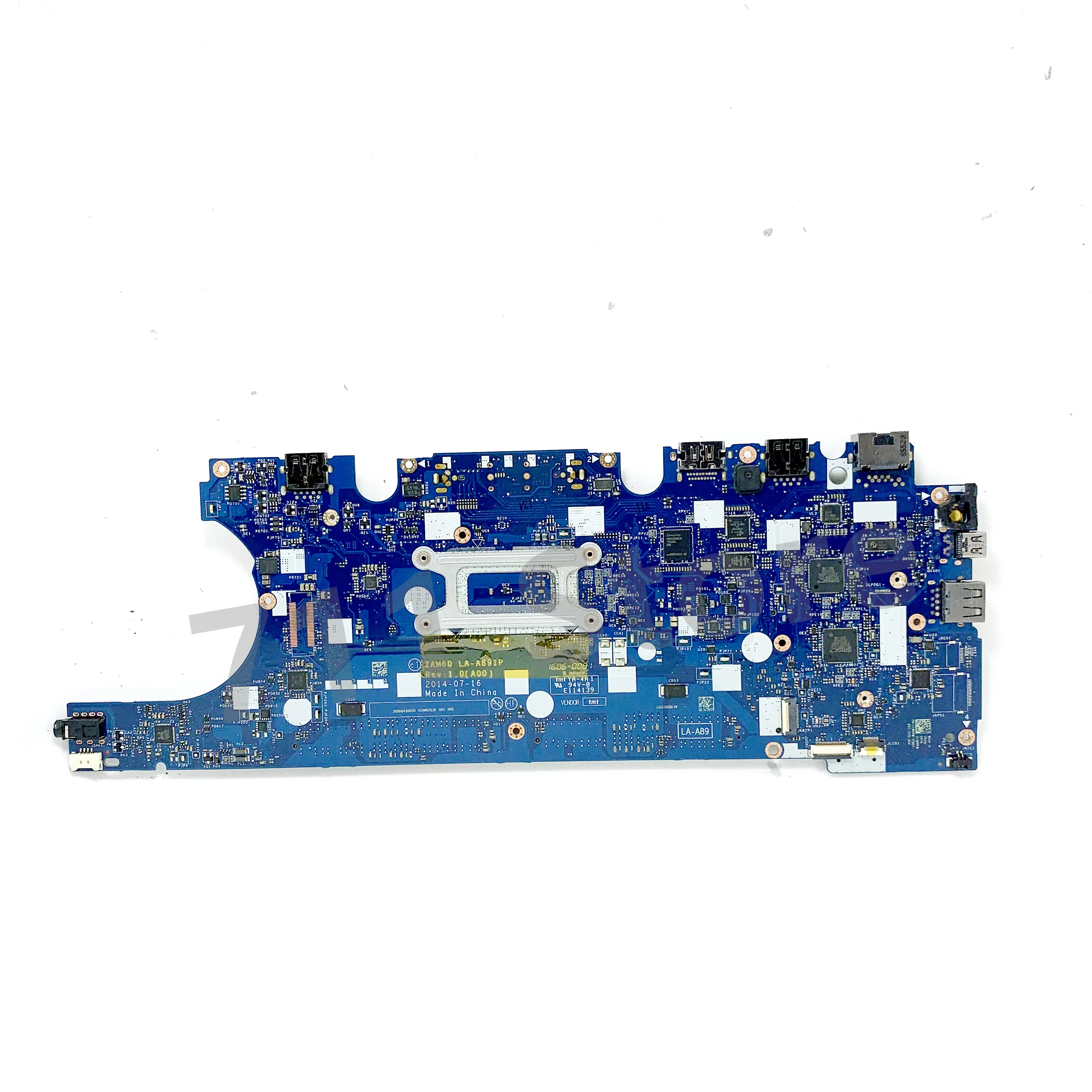 Материнская плата для ноутбука Dell Latitude E5250 7WRRW 07WRRW, модель ZAM60, с процессором SR23X I5-5300U 100%, полностью протестирована