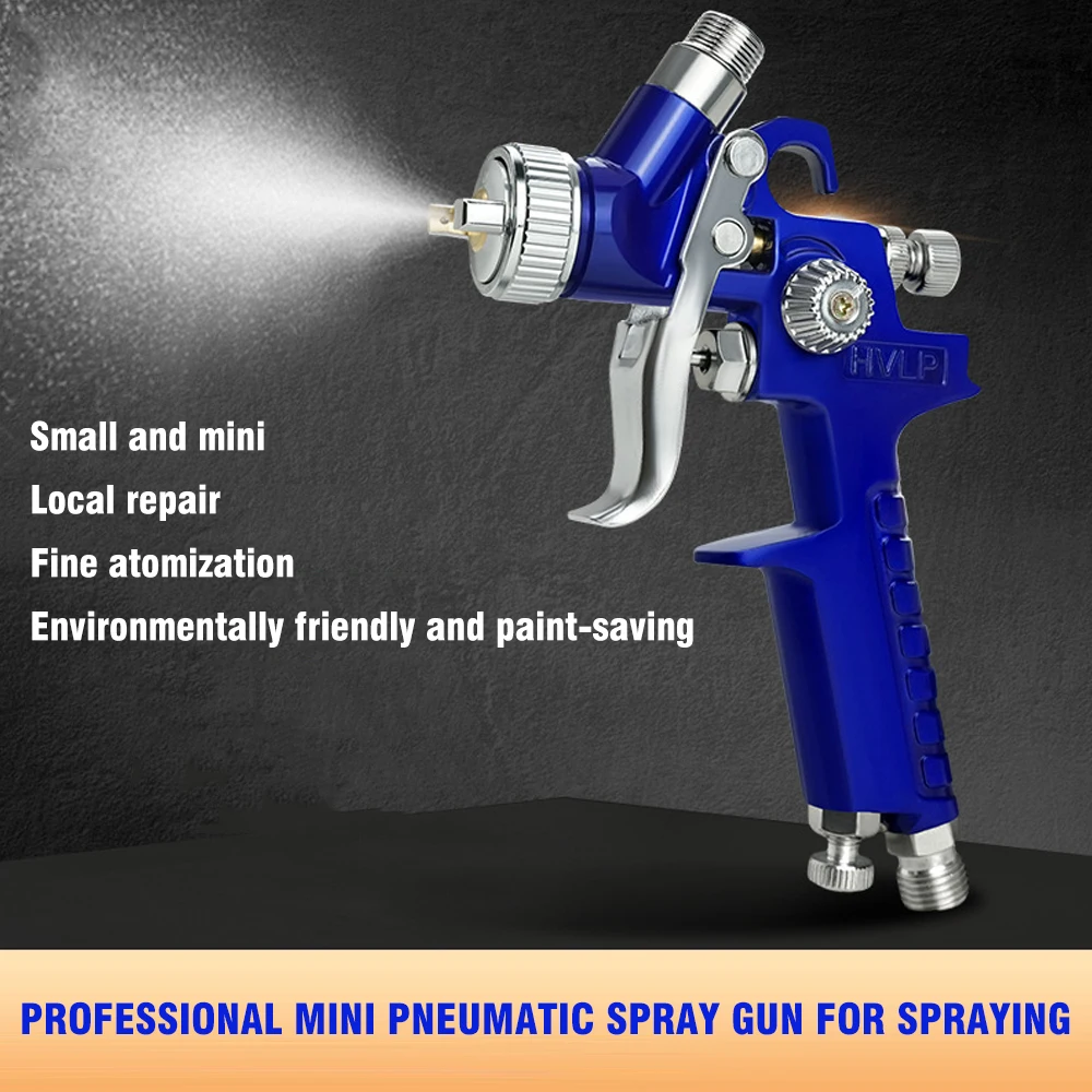 

Mini Pneumatic Spray H-20000.8/1.0mm Nozzle 100ml High Atomization Pneumatic Spray Gun for Car Paint Repair Tools