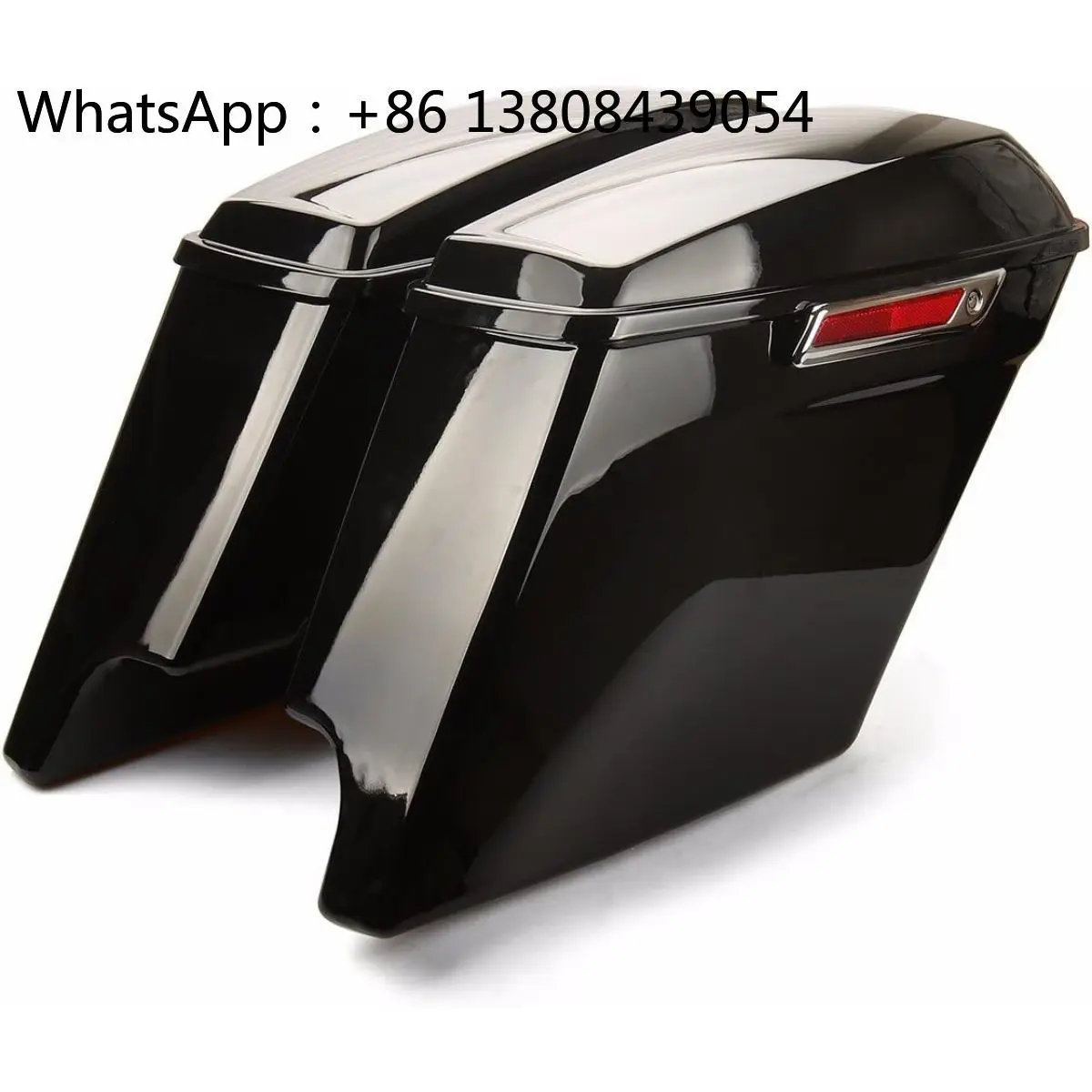 

Black Stretched Saddlebags 5" Extended for Harley Touring 2014-2024