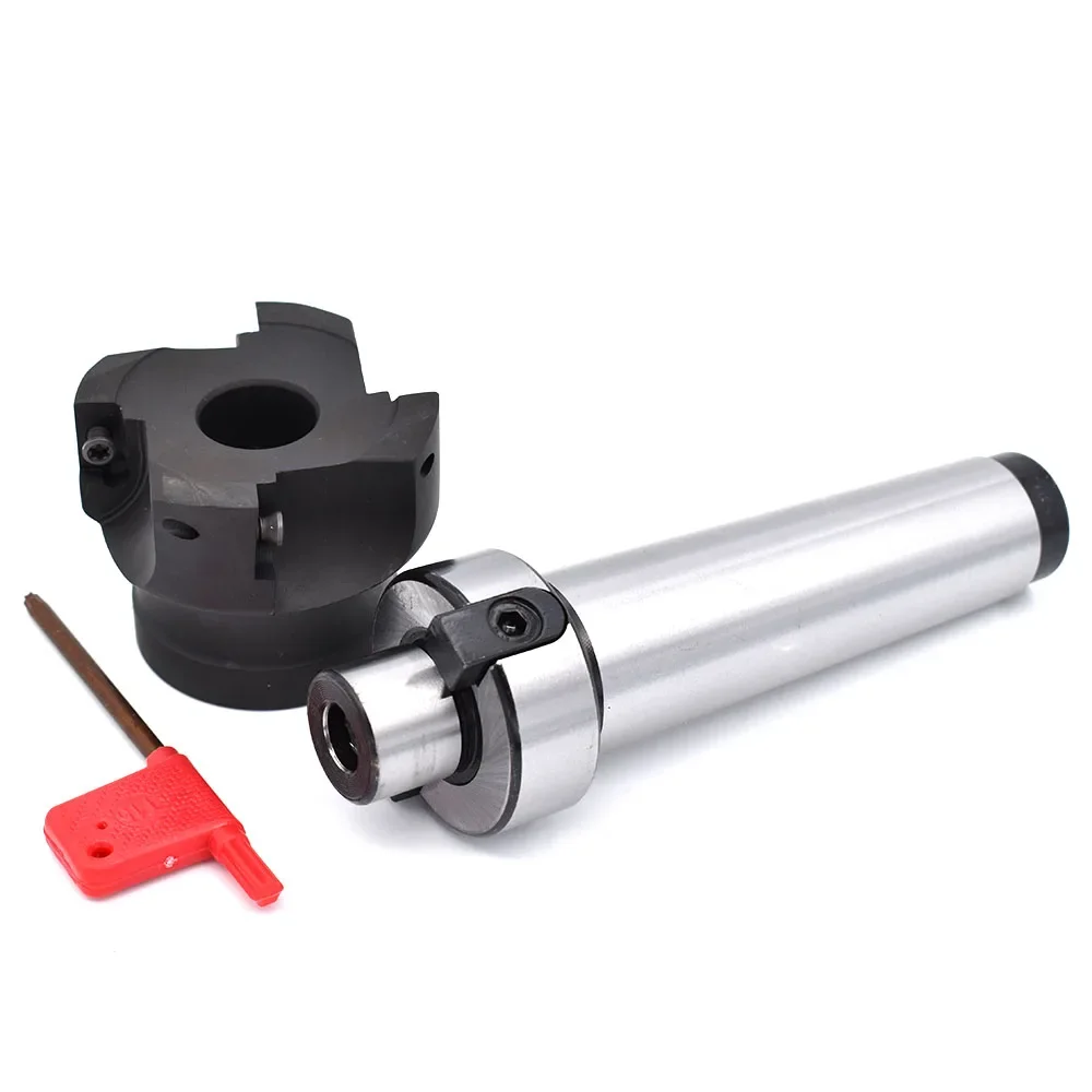 Imagem -02 - Máquina Cnc Fresa Face Shell Cabeça de Moinho C12 C16 C20 C25 c3 Mt2 Mt3 Mt4 Fmb22 r8 bt Nt30 Porta-ferramentas Bap400r 50 Milímetros