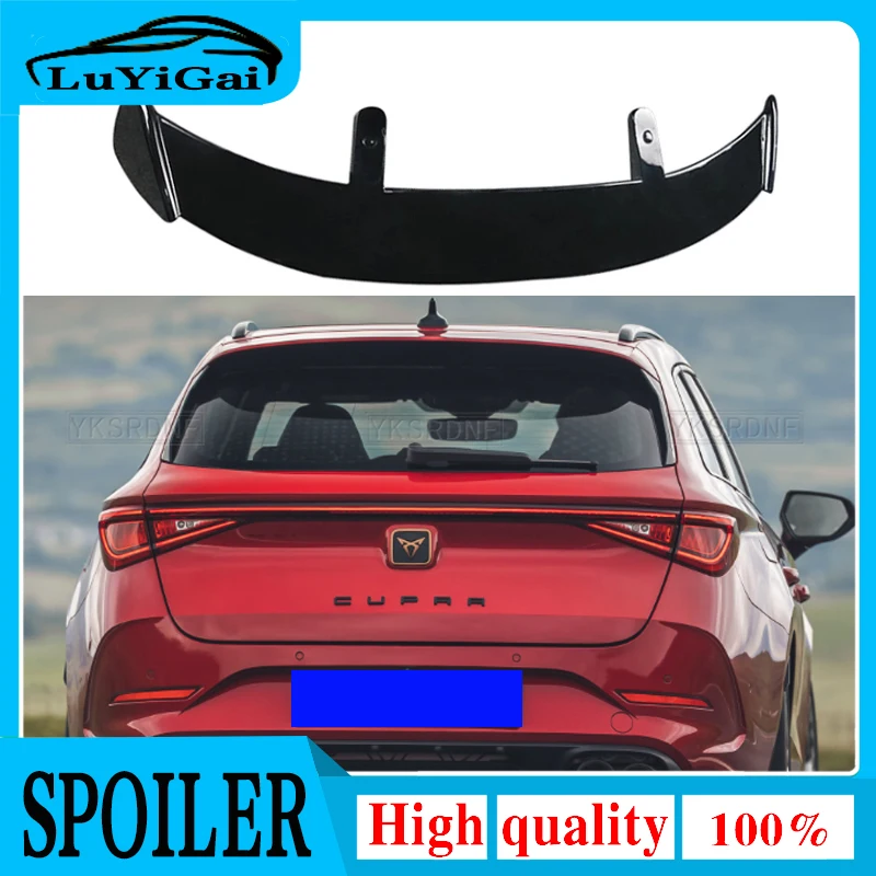 Roof Spoiler for SEAT CUPRA ATECA MK1 2018 2019 2020 2021 ABS Plastic Hatchback Universal Spoiler CUPRA LEON Rear Roof Wing