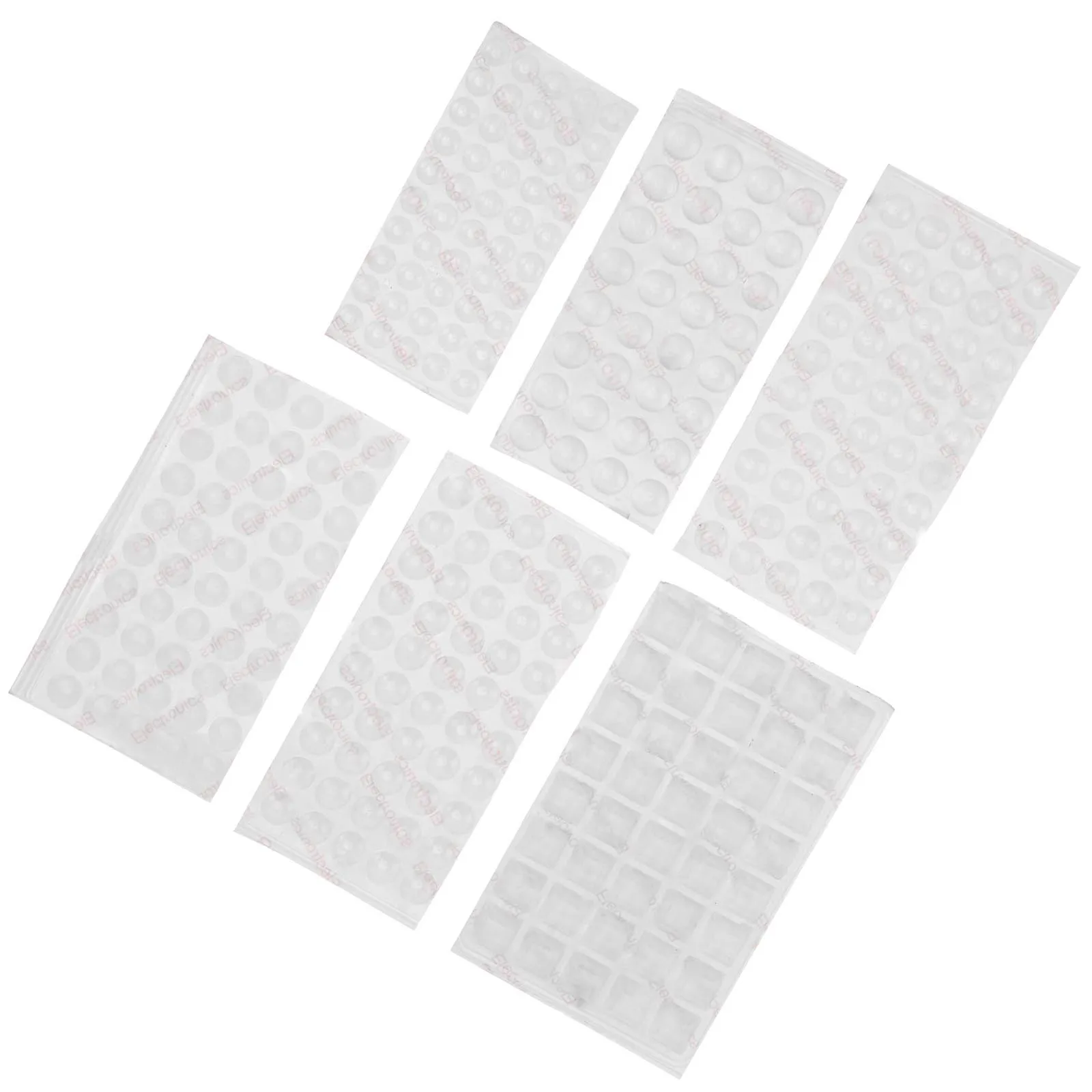 

272Pcs Clear Feet Bumpers Self-Adhesive Anti-Slip Dampening for Glass Ceramics Plastics Metals Easy Disassemble Strong Adhesion