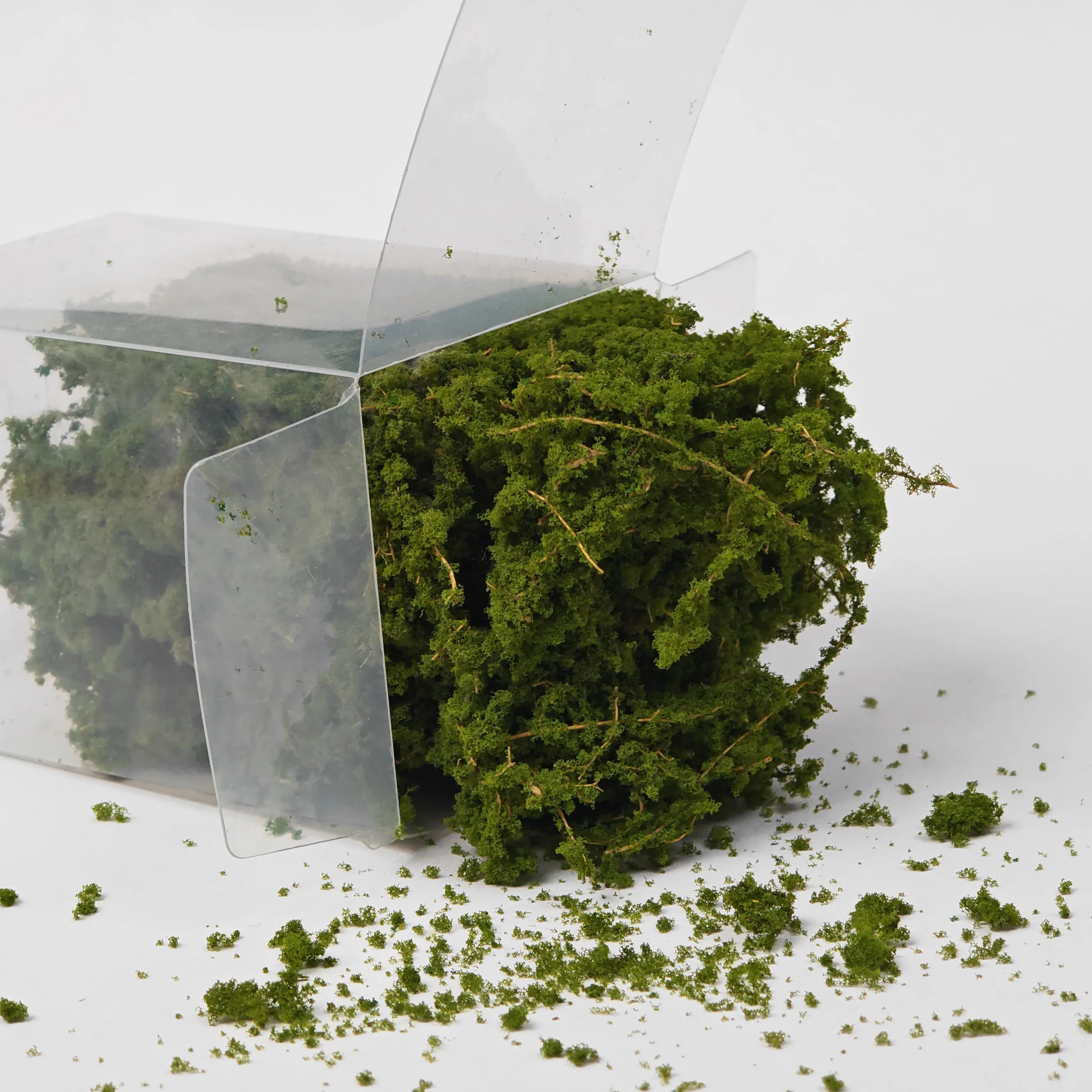Realistic Mini Camouflage Bush Shrub Vegetation Wargame Terrain Accessory Military Soldier Diorama Layout Micro Landscape 1Box