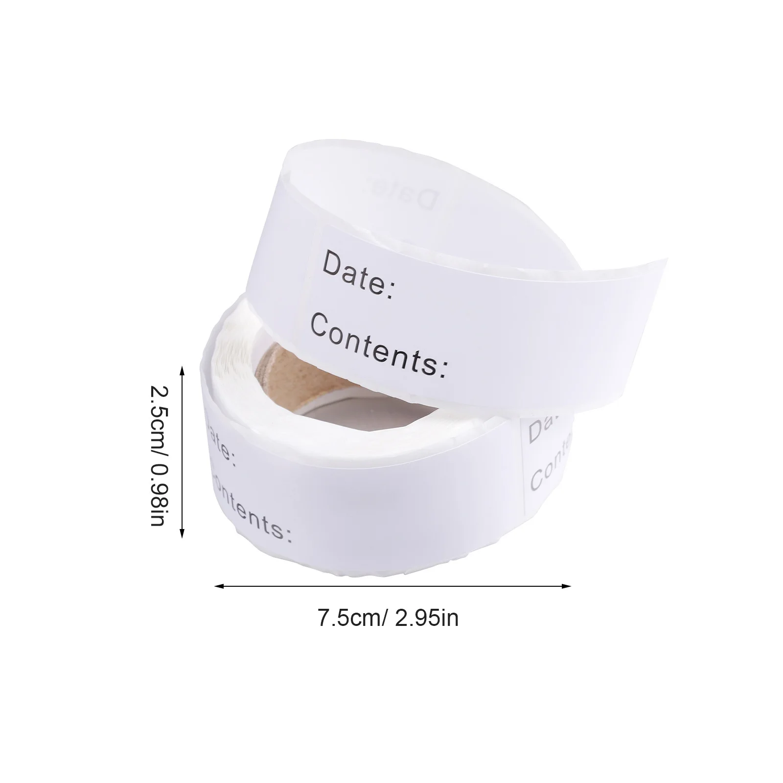 125 قطعة تخزين المواد الغذائية ملصقات للتسمية زيت الماء مقاومة المسيل للدموع ورقة الفريزر المطبخ فارغة القابلة للإزالة تنظيم الطعام #2