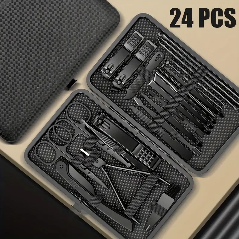 

24/15/8 pieces nail scissors and trimming tools, professional nail scissors and foot trimming kit, nail trimming tool set