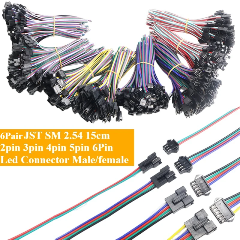 6Pair 2Pin 3Pin 4Pi…