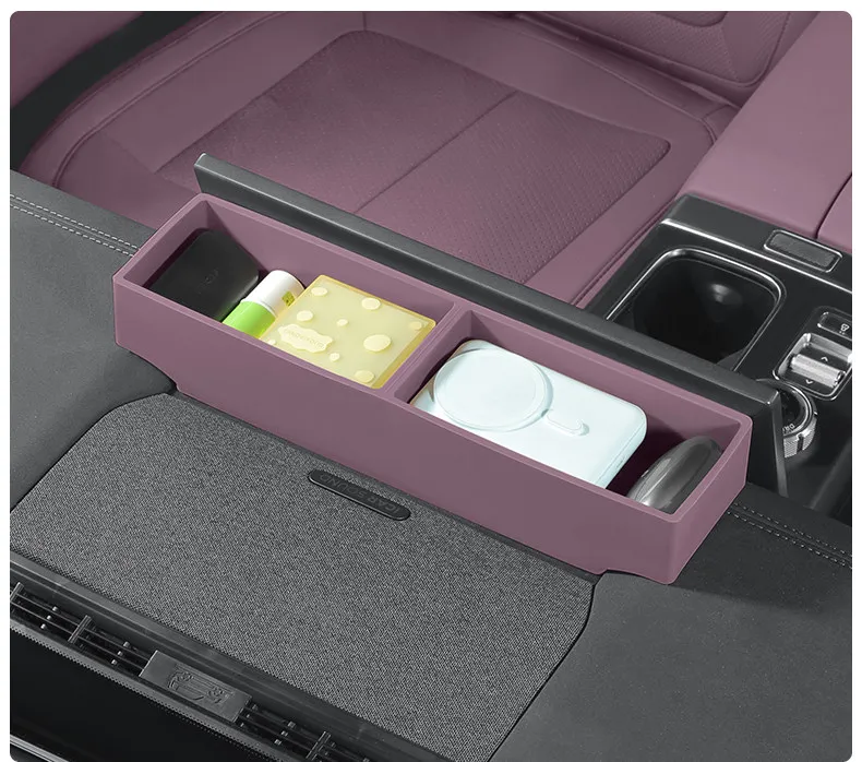 For Chery ICAUR ICAR V27 Car Navigation Screen Rear Silicone Storage Box Dashboard Sundries Organizer Tray Interior Accessories detail image 18